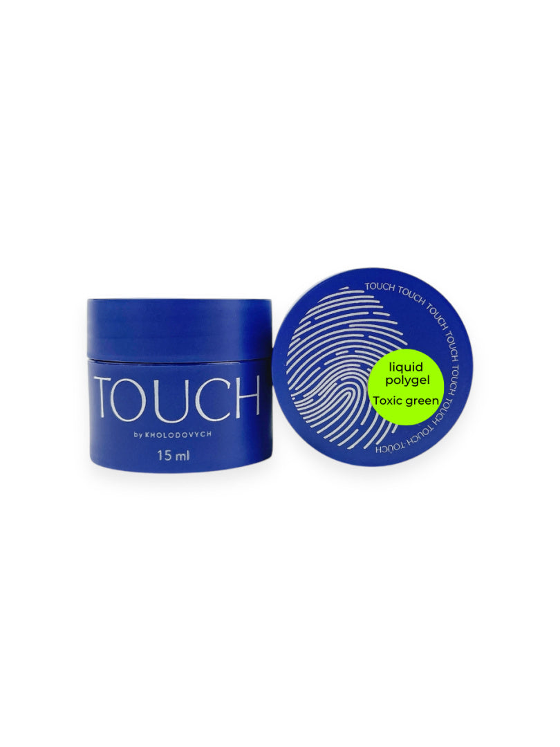 TOUCH Liquid Polygel Toxic Green, 15ml