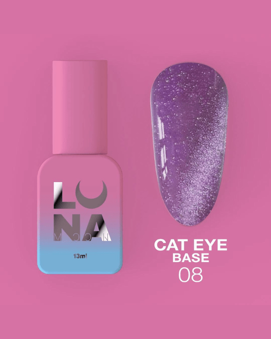 LUNA Cat Eye Base No. 08, 13ml - LEST NAILS