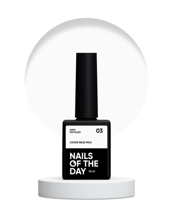 NOTD Cover Base Milk 03, 10ml - LEST NAILS