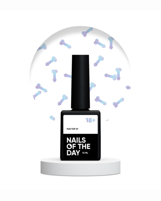 NOTD Fun +18 Top 01, 10ml - LEST NAILS