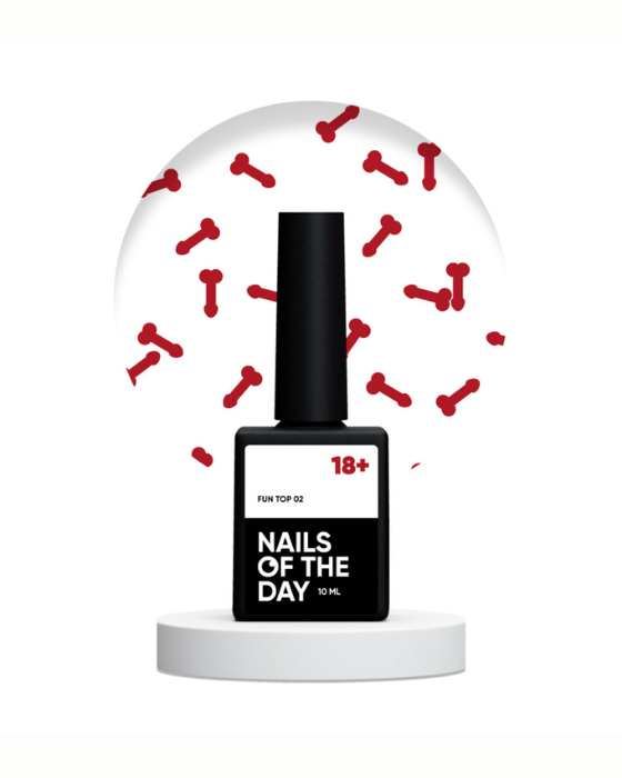 NOTD Fun +18 Top 02, 10ml - LEST NAILS