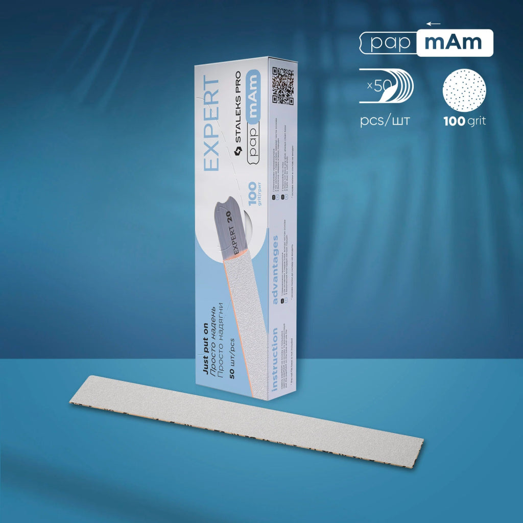 Embouts interchangeables papmAm pour lime droite EXPERT 22 (50 pcs) - LEST NAILS