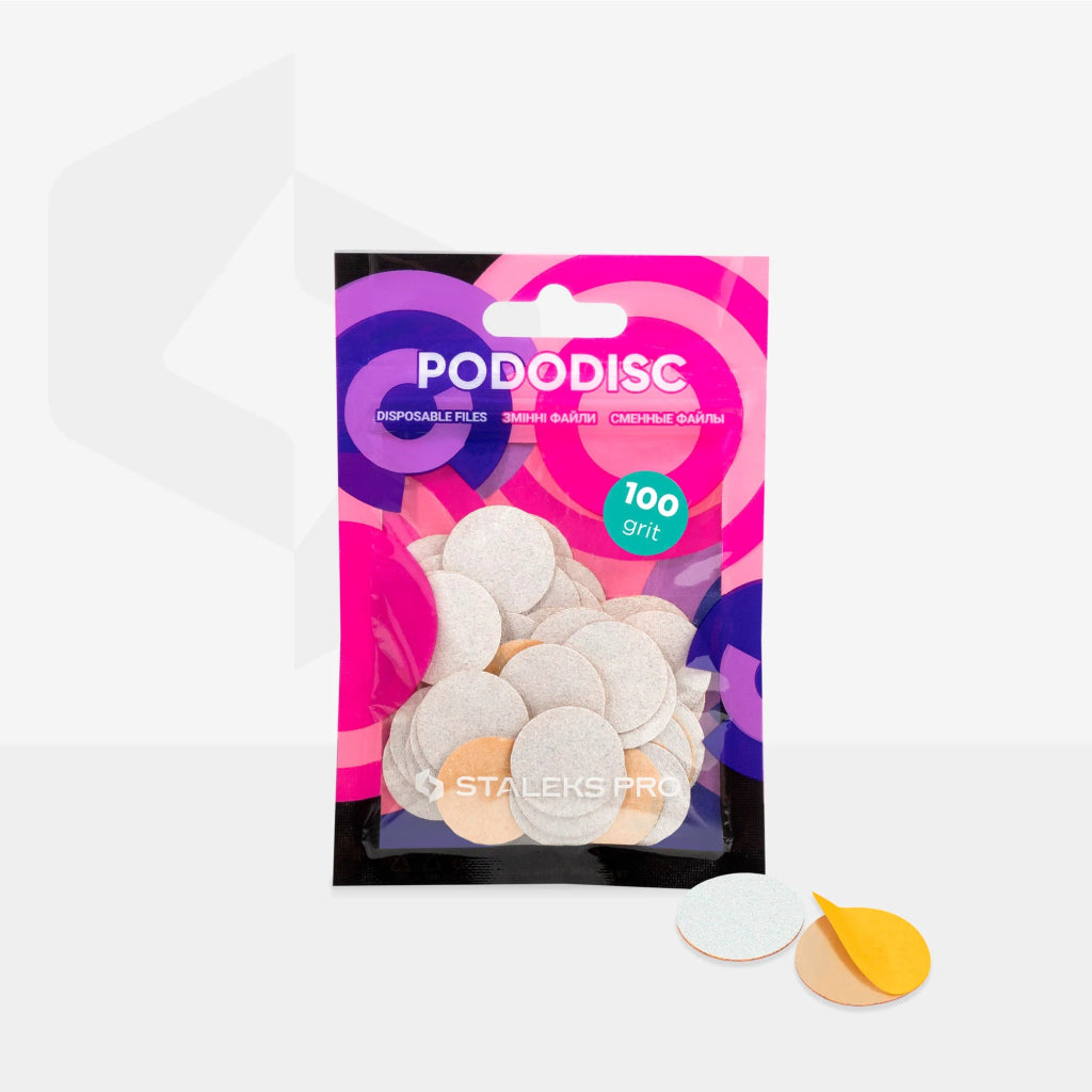 Embouts interchangeables pour disque pédicure PODODISC STALEKS PRO M (50 pcs) 80 - LEST NAILS
