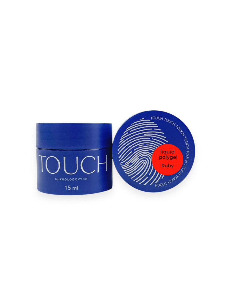 TOUCH Liquid Polygel Ruby, 15ml
