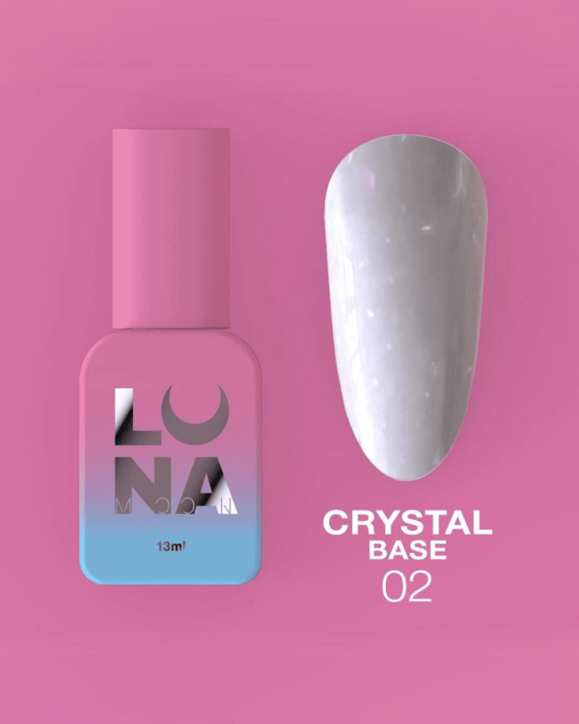 LUNA Crystal Base No. 2, 13ml - LEST NAILS