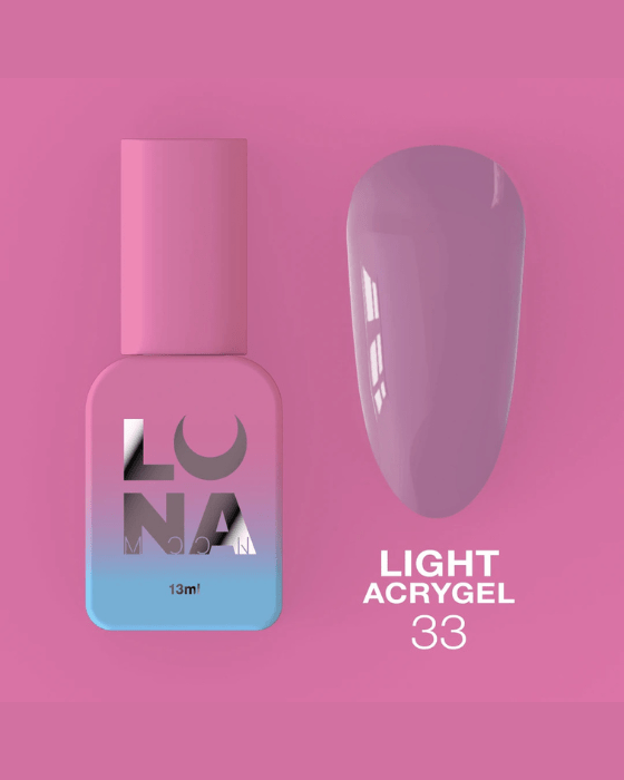LUNA Light Acrygel No. 33, 13ml - LEST NAILS