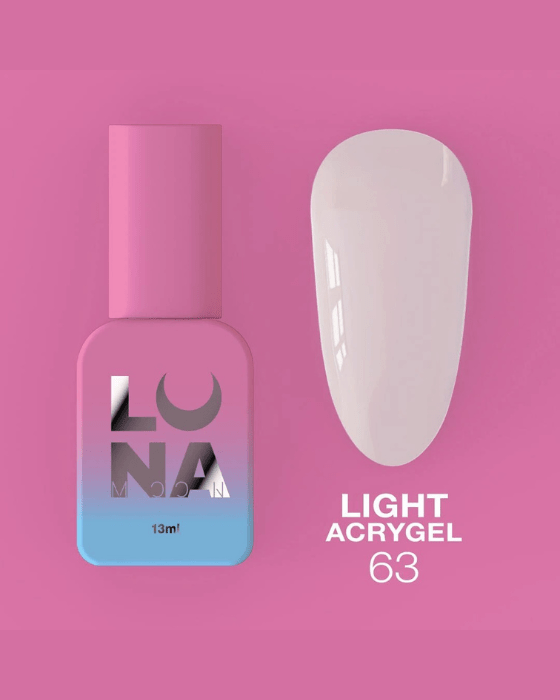 LUNA Light Acrygel No. 63, 13ml - LEST NAILS