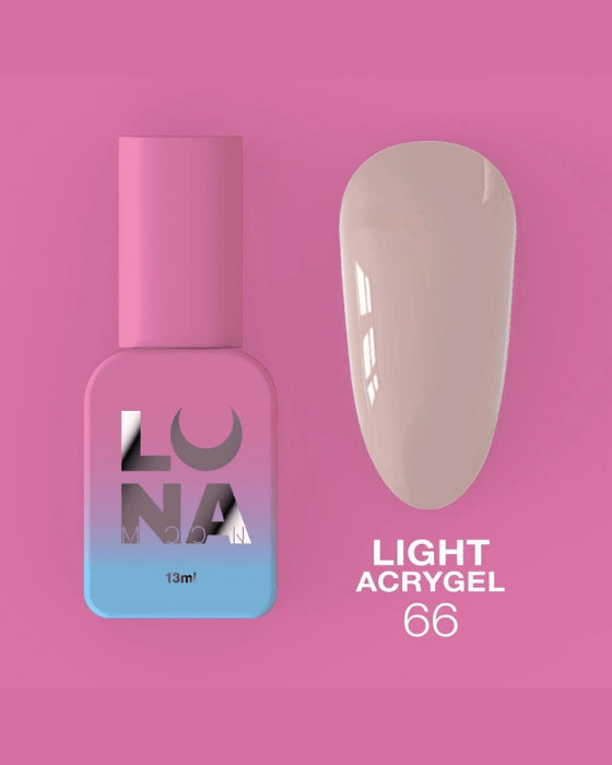 LUNA Light Acrygel No. 66, 13ml - LEST NAILS