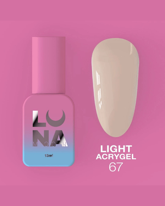 LUNA Light Acrygel No. 67, 13ml - LEST NAILS