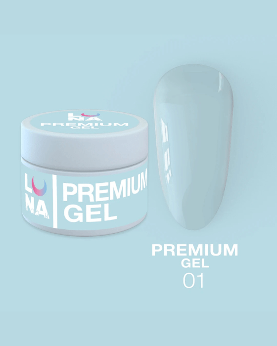 LUNA Premium Gel No. 01, 15ml - LEST NAILS