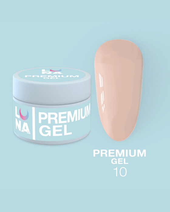 LUNA Premium Gel No. 10, 15ml - LEST NAILS