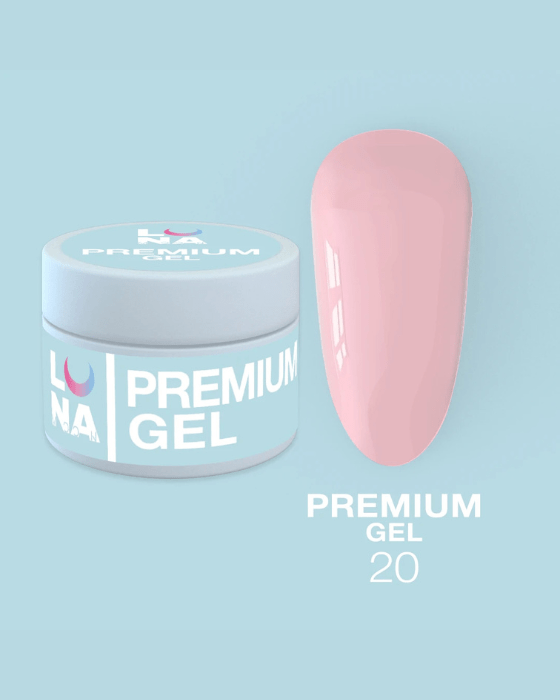LUNA Premium Gel No. 20, 15ml - LEST NAILS