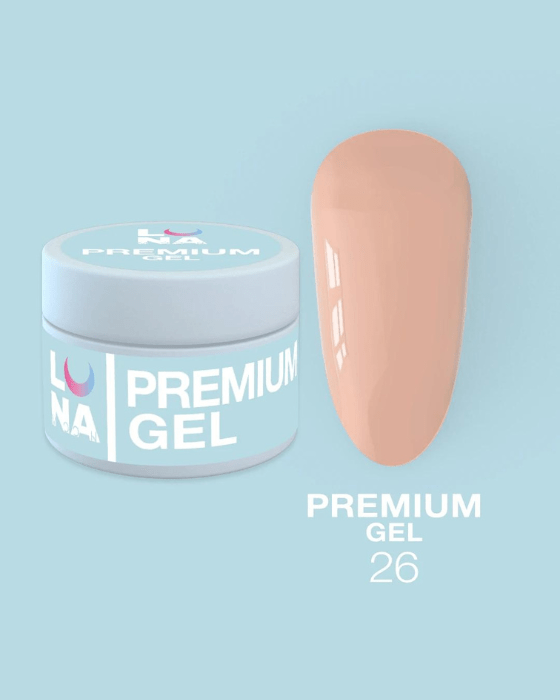 LUNA Premium Gel No. 26, 15ml - LEST NAILS