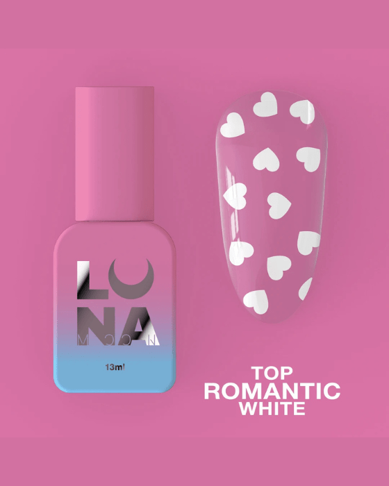 LUNA Top Romantic White, 13ml - LEST NAILS