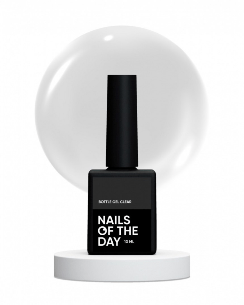 NOTD Bottle Gel Clear, 10ml - LEST NAILS