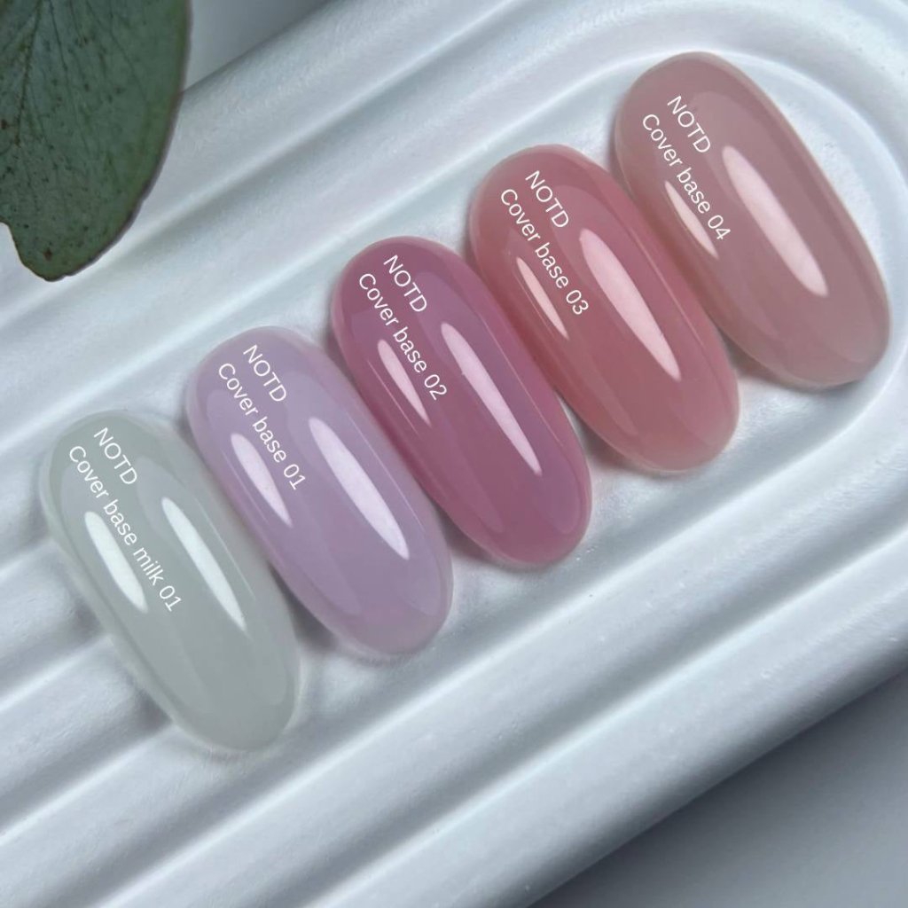 NOTD Cover Base Milk 01, 10ml - LEST NAILS