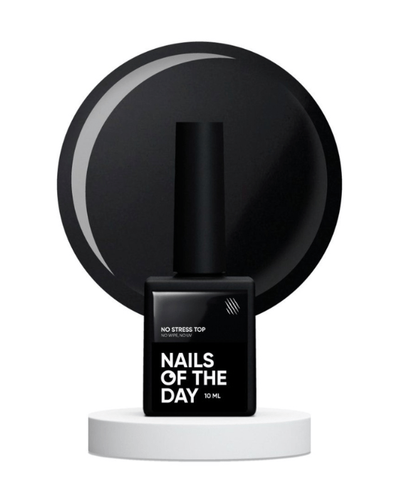 NOTD No Stress Top No Wipe, 10ml - LEST NAILS