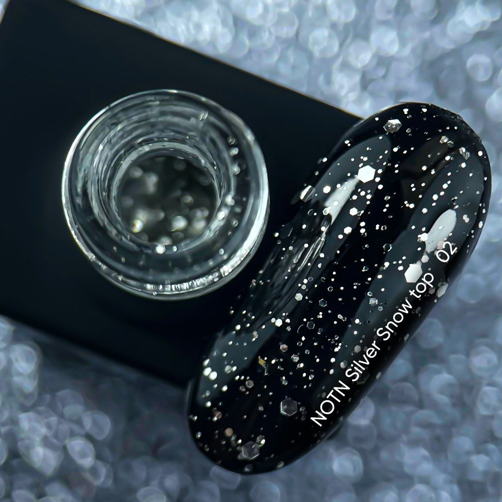 NOTN Silver Snow Top 02, 10ml - LEST NAILS